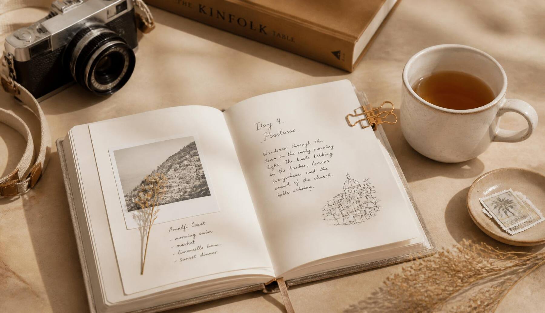Magazines et carnet de voyage